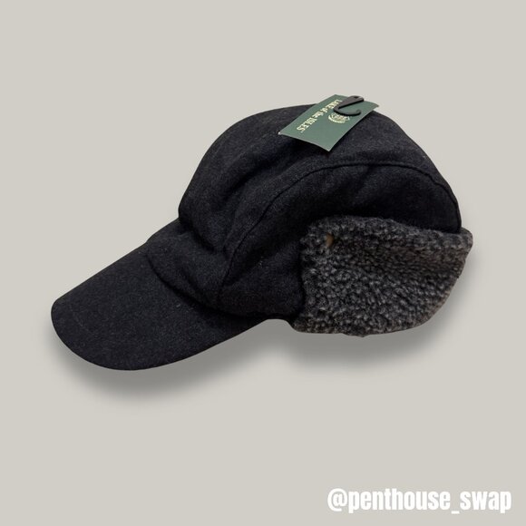 NWT Lake of the Isles Gray Kromer Wool Winter Hat, Size L/XL - Picture 1 of 13